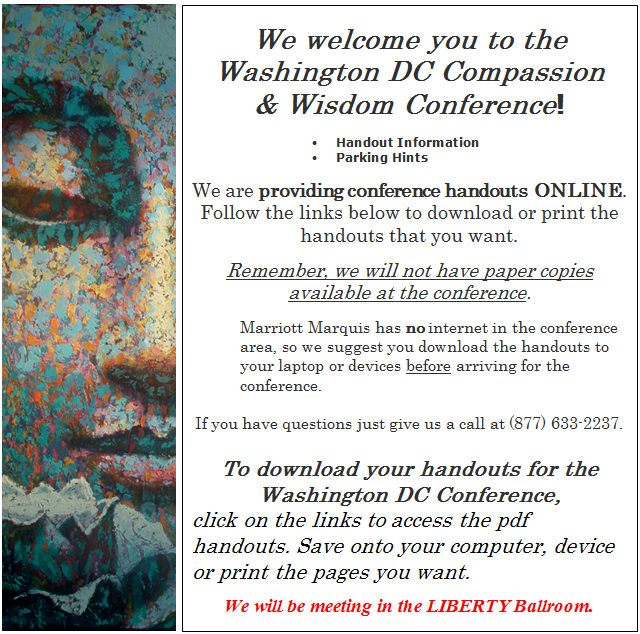 Washington DC Compassion and Wisdom Conference